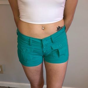 Blue shorts